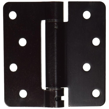 Patioplus 4 x 4 x 0.25 in. Spring Hinge Steel, Oil Rubbed Bronze PA864517